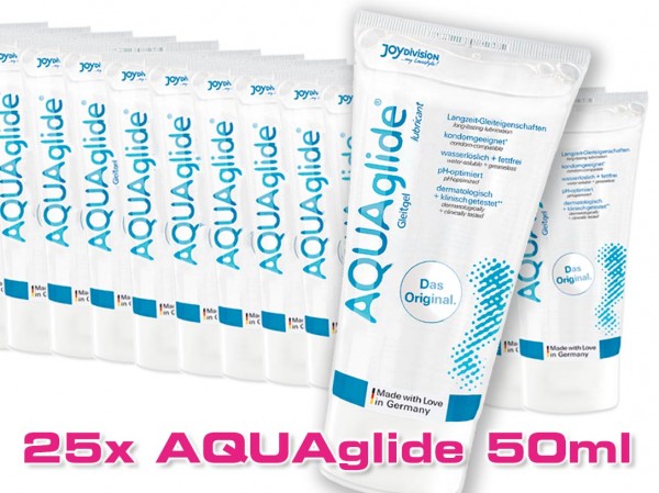 AQUAglide neutral 25x 50 ml - Gleitgel - MENA - MHD 12/.2026