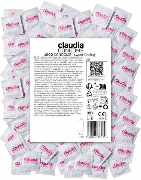 claudia CONDOMS - sweet feeling 1.000er - Kondome