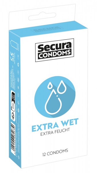 Secura Condoms EXTRA WET 12er Kondom