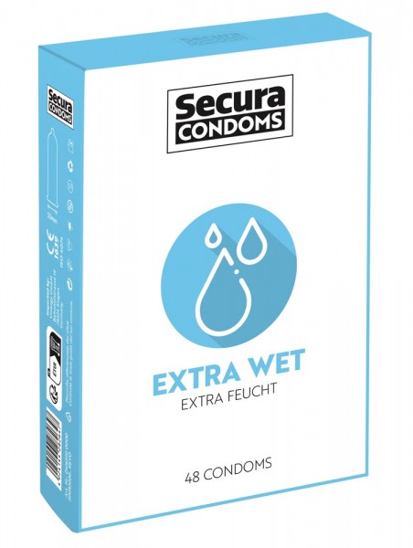 Secura Condoms EXTRA WET 48er Kondom