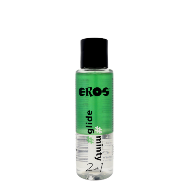 Eros 2in1 #glide #minty Silikonbasis 100 ml - Gleitgel