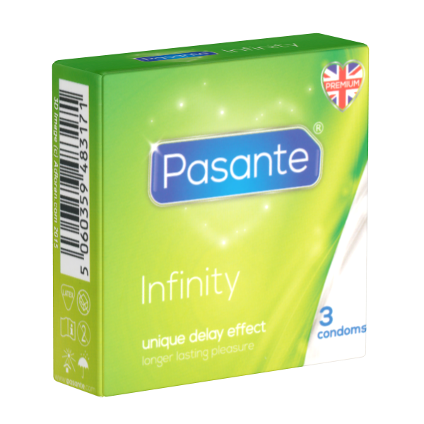 PASANTE Infinity Delay 3er - Kondome