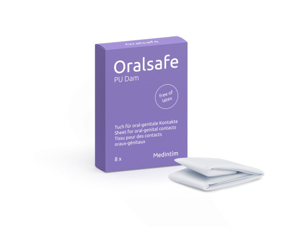 MedIntim OralSafe Vanille 8er Oral Dams Non-Latex