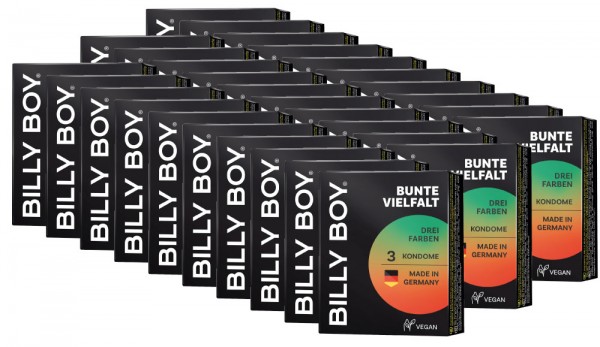Billy Boy Bunte Vielfalt 30x 3er Kondom