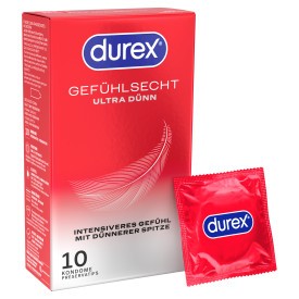Durex Gefühlsecht Ultra Dünn 10er Kondom