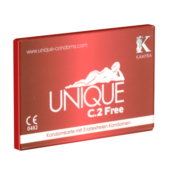 UNIQUE Kondome C.2 Free 3er - Kondom latexfrei