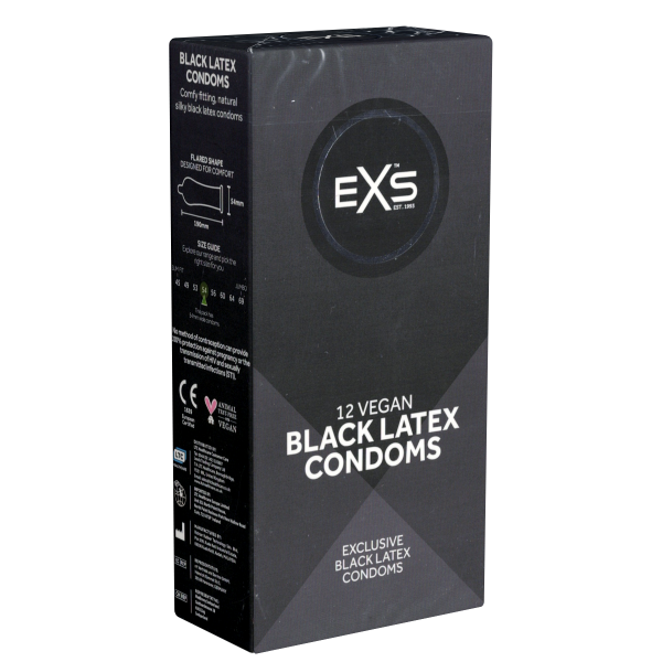 EXS Black Latex 12er Kondom