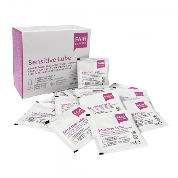 Fair Squared Sensitive Lube Sachet 50x 5ml - Gleitmittel