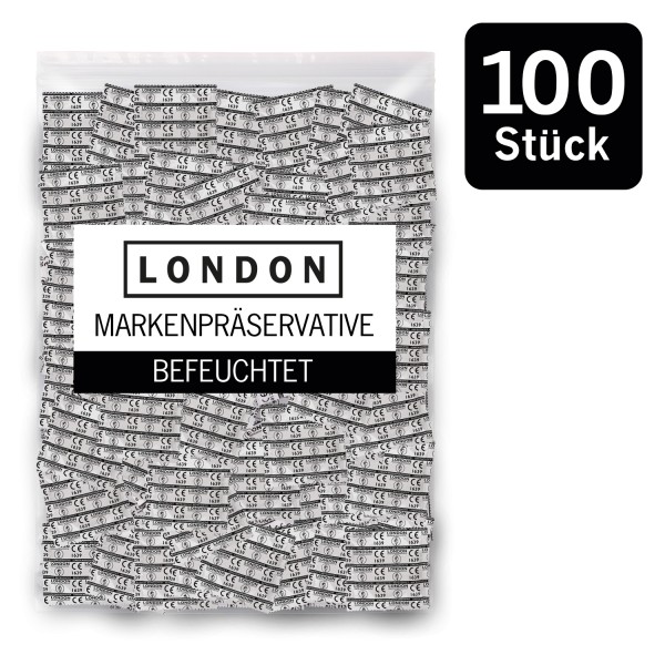 London Q600 feucht 30x 100er Kondom