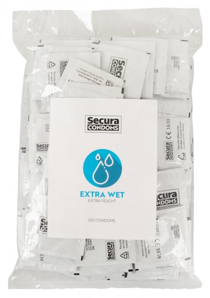 Secura Condoms EXTRA WET 100er Kondom